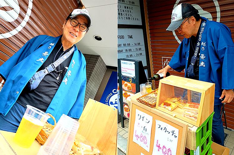 老舗小松屋酒店はフォカッチャとワイン